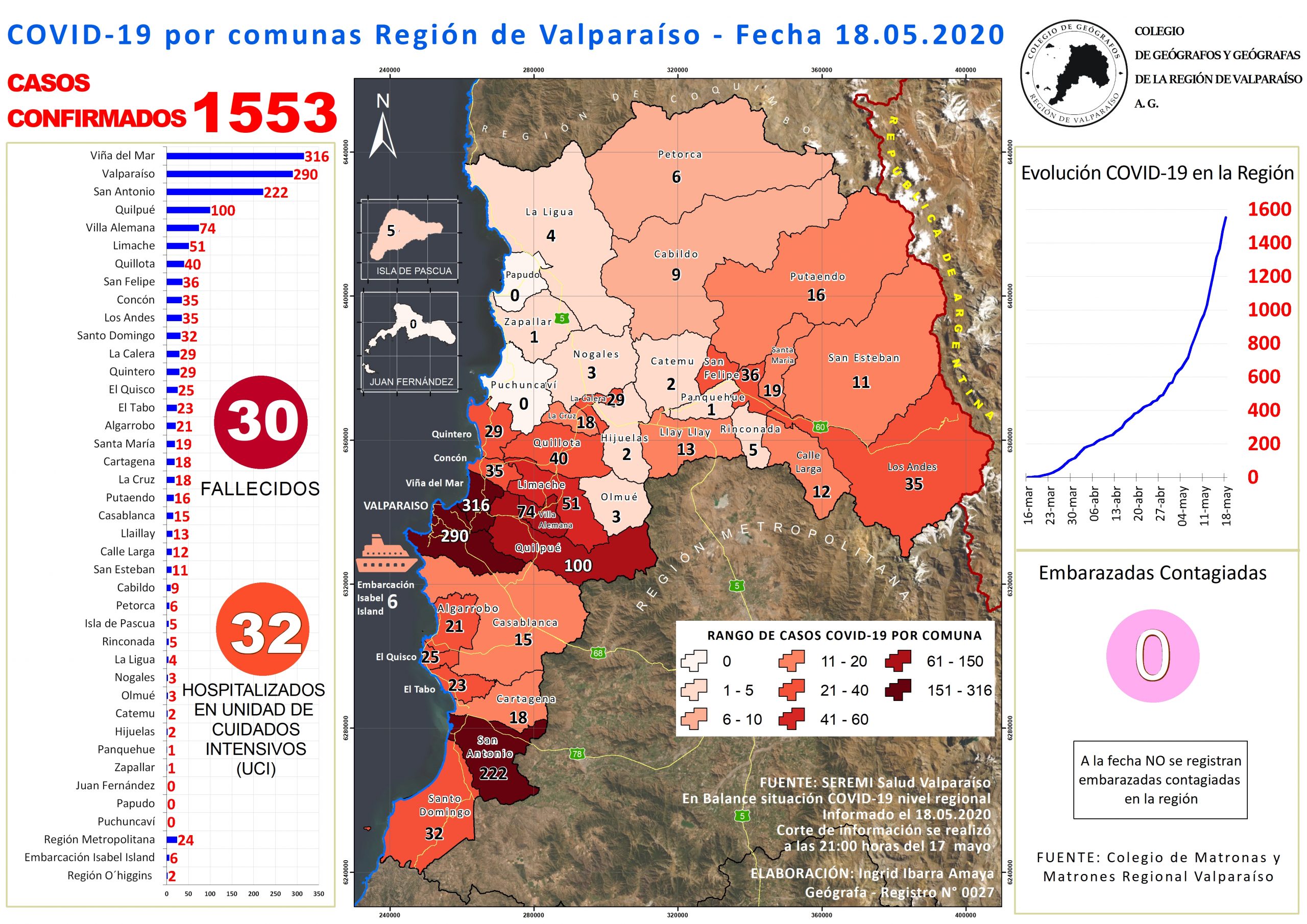 MAPA CORONAVIRUS 18 mayo